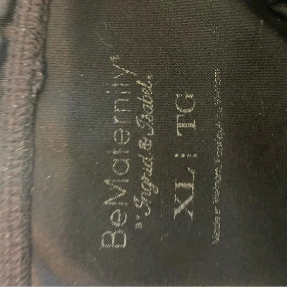 Bematernity black capris leggings size XL inseam 22 1/2” - Picture 5 of 5